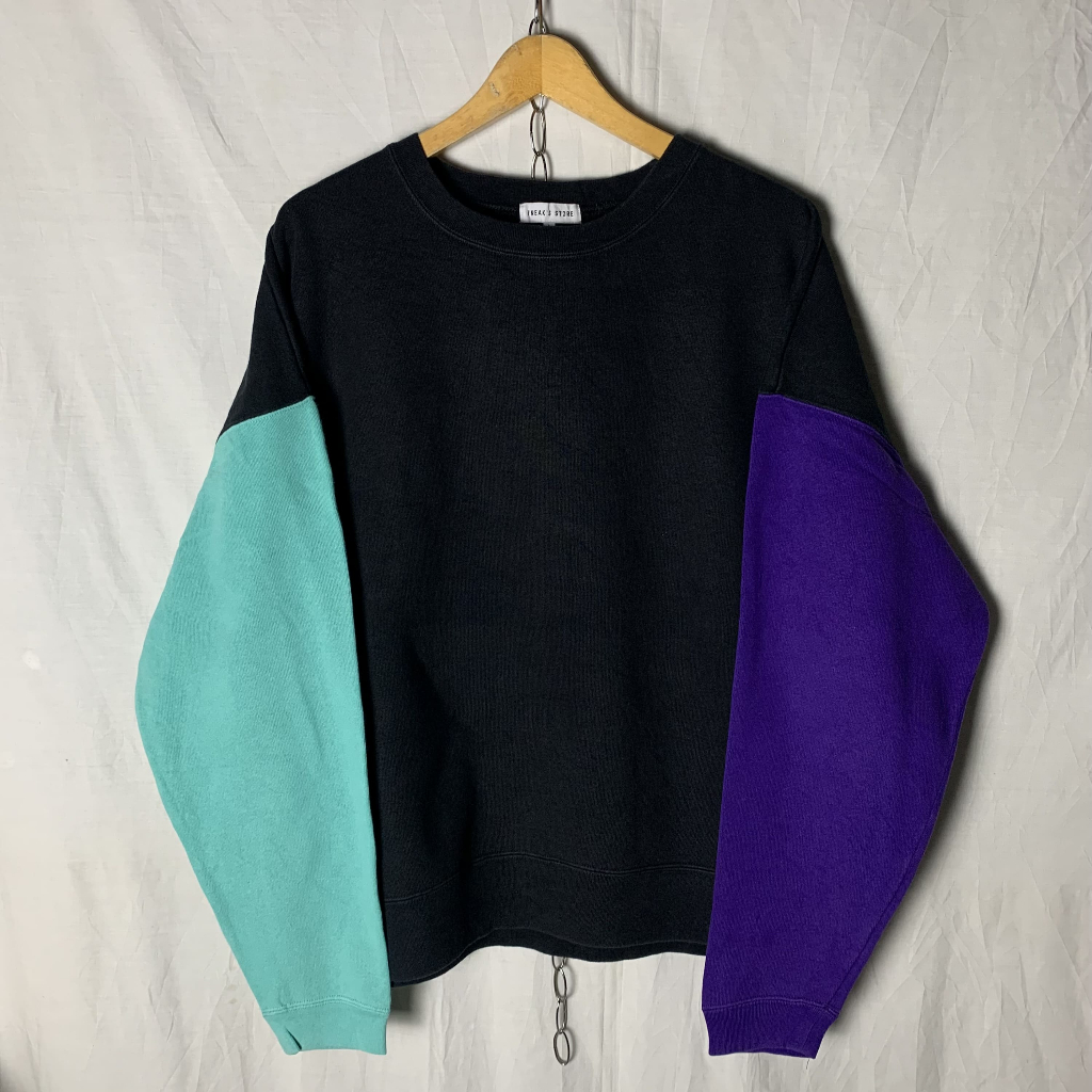 Freak's Store 3 Tone Oversized Sweatshirt Crewneck