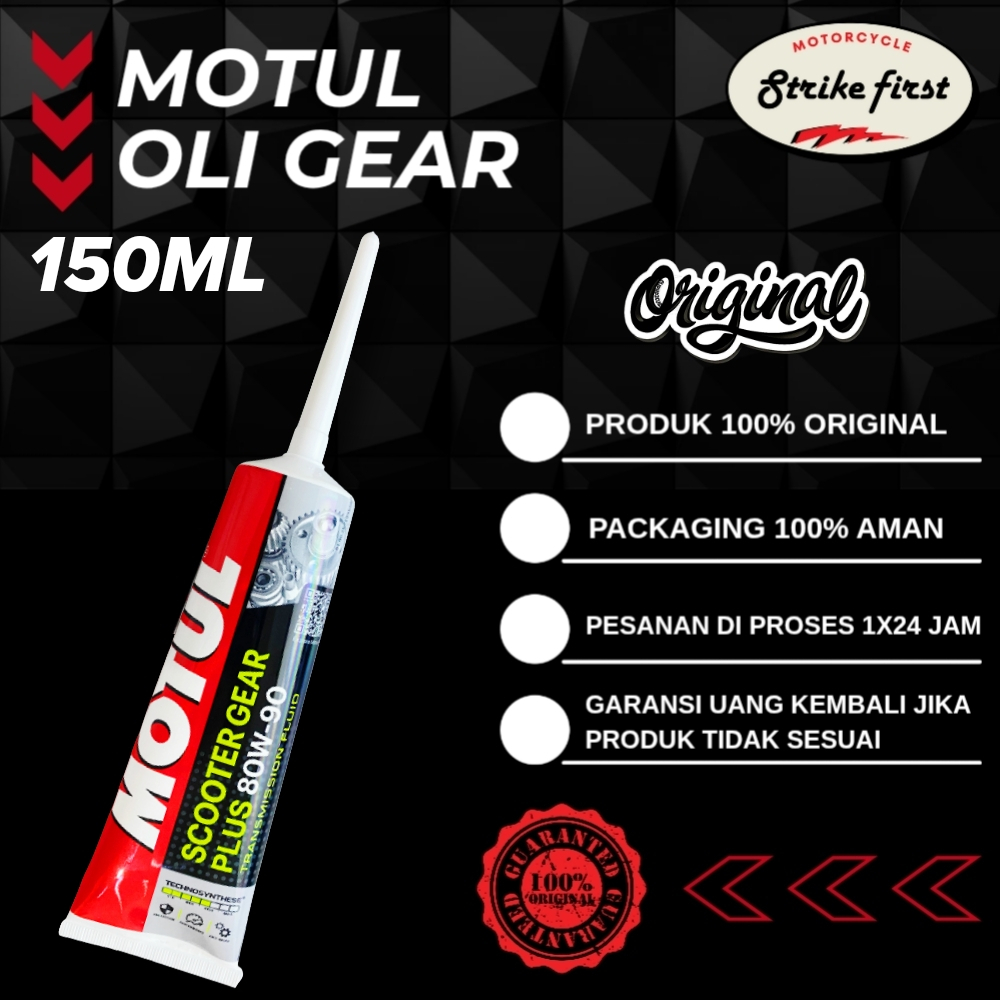 OLI GARDAN MOTUL SCOOTER GEAR PLUS SAE 80W90 150ML OLI GARDAN MOTUL MOTOR NMAX AEROX XMAX