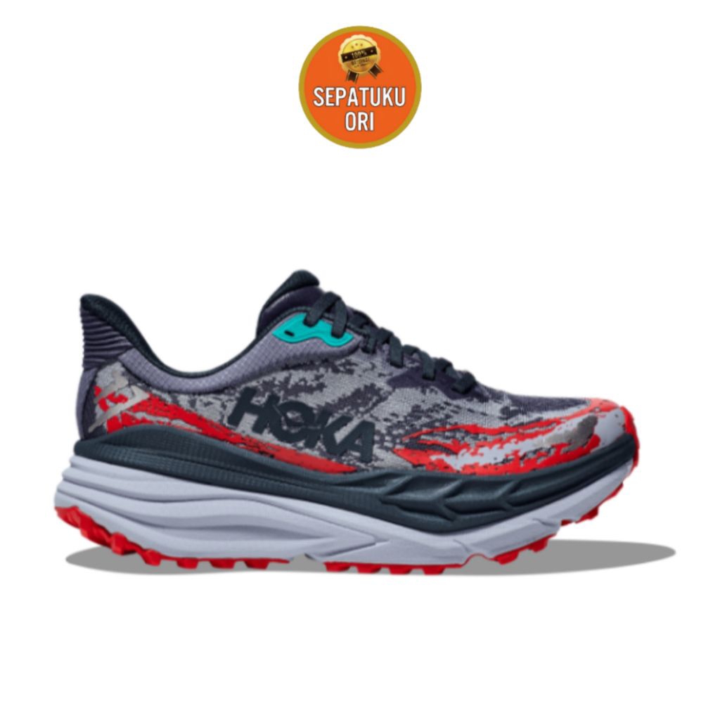 SEPATU LARI WANITA 36 2/3 (22.5cm) H0K4 STINSON 7 TRAIL RUNNING ANCHOR [1141531ANCH]