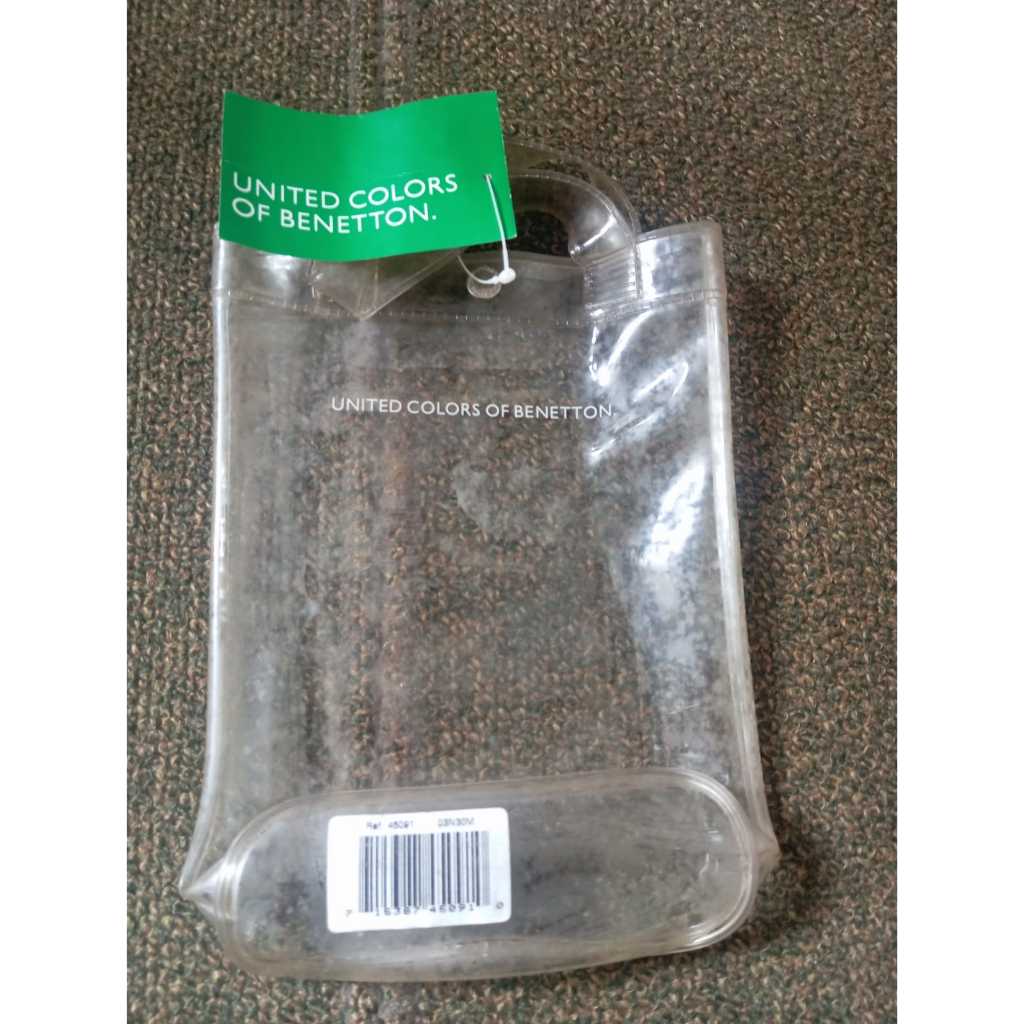 Tas Kantong Bening United Colors of Benetton vintage tahun 90an