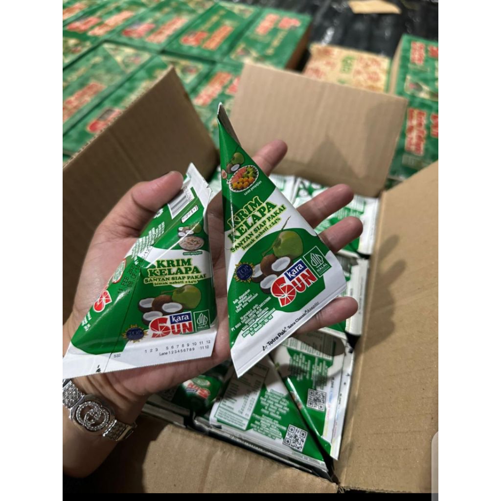 1 dus karton sun kara 65 ml  santan instan isi 36 pcs harga murah grosir sembako grosiran bandung