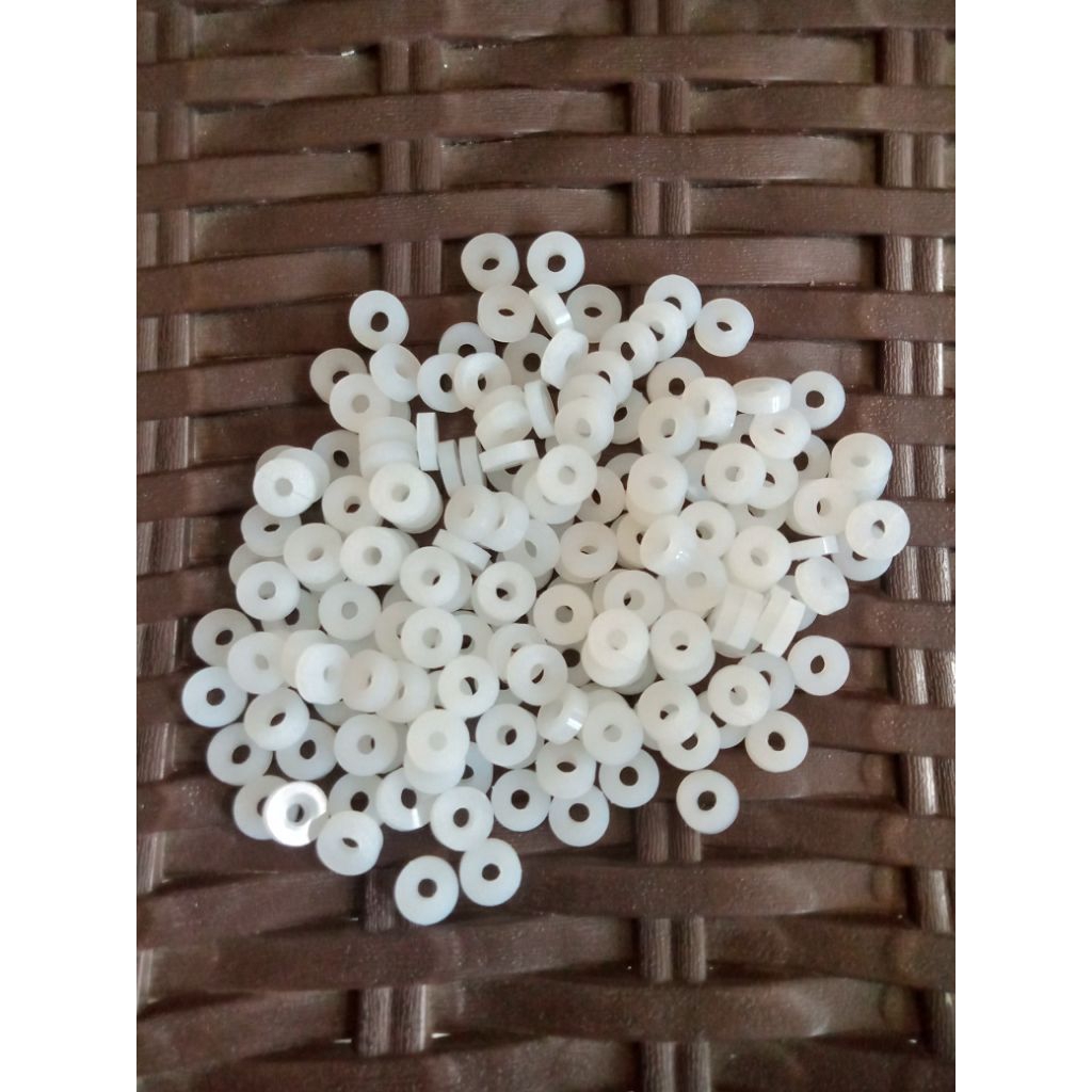 Teflon Putih (5 Pcs), Teflon Pompa Pcp Putih, Spareparte Pompa Pcp