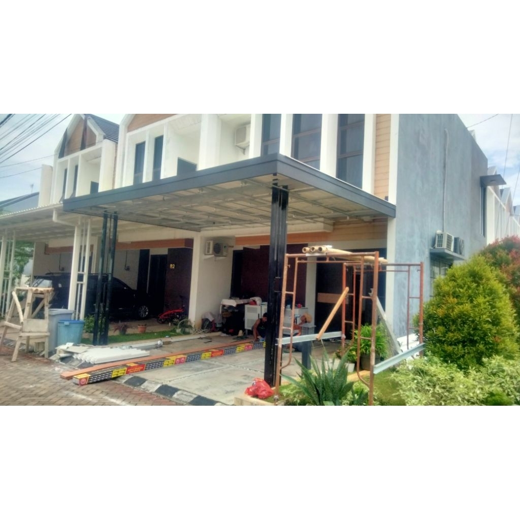 kanopi atap alderon single layer