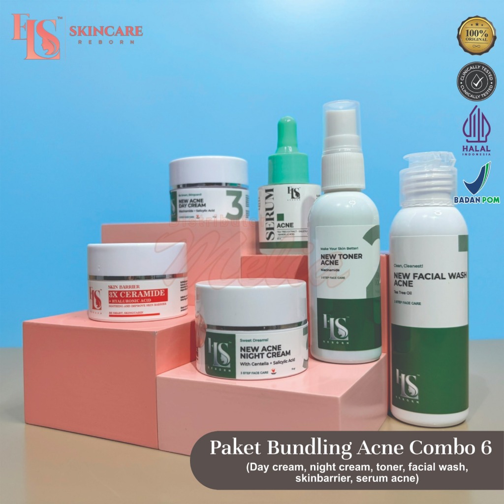 DLC - LS Skincare Paket Bundling Acne combo 6 Perawatan Berjerawat