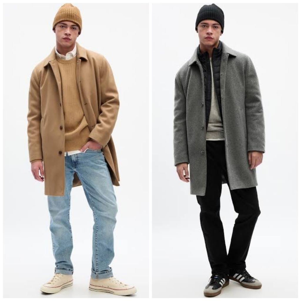 COAT WOOL TEBAL JUMBO UNTUK AUTUMN WINTER MINUS MUSIM DINGIN