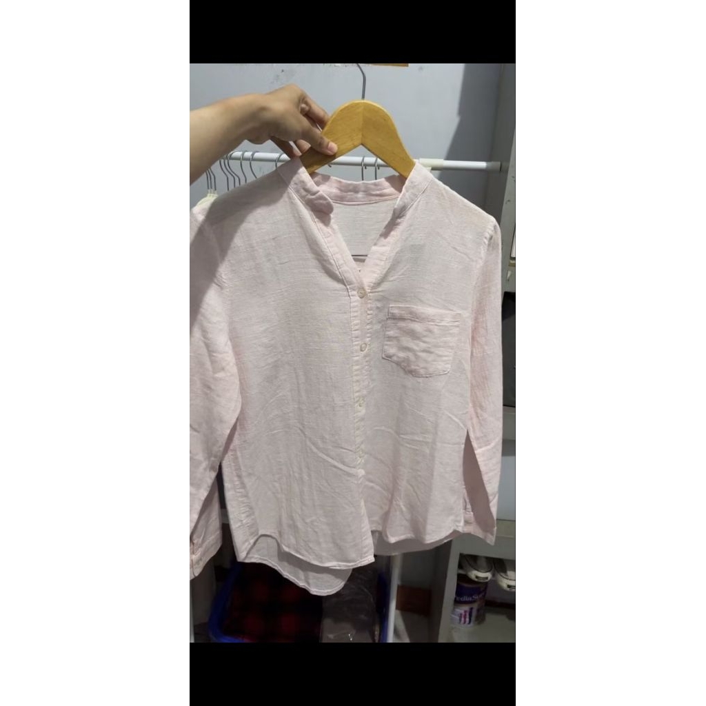 Kemeja Wanita Baby pink