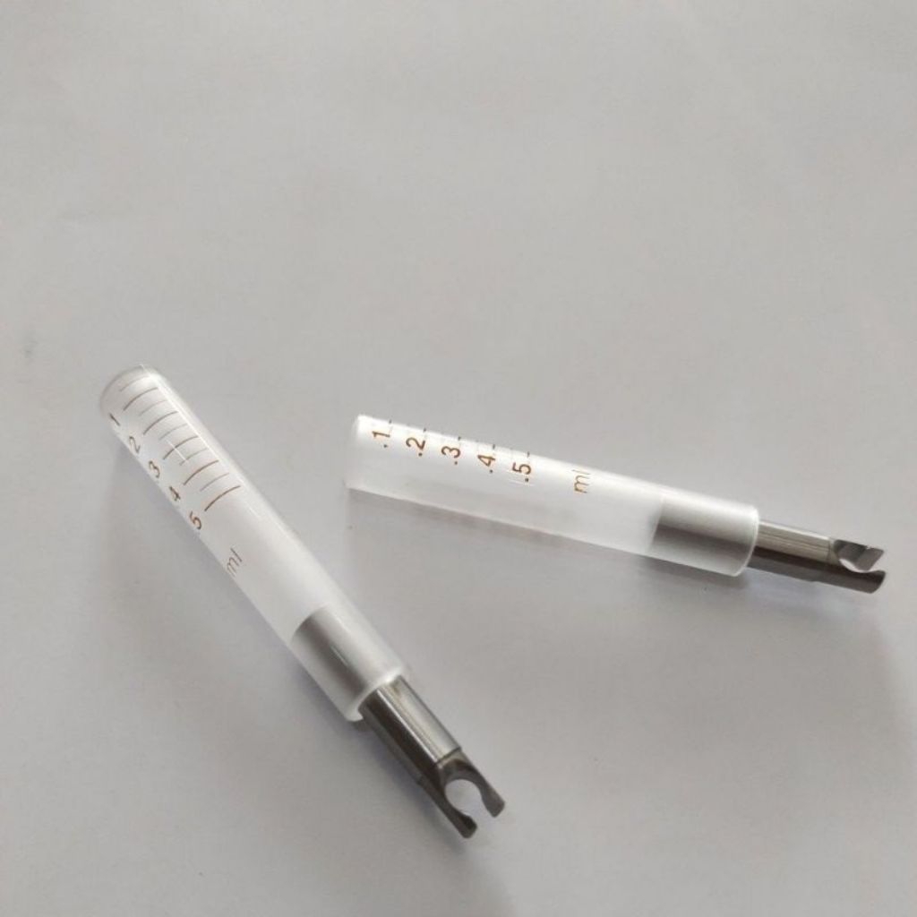 kaca + piston 0.5 socorex alat suntik socorex 0.5 ml