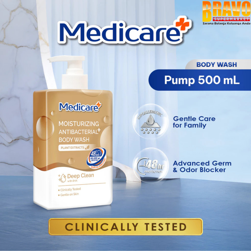 Bravo Bojonegoro - MEDICARE Body Wash Botol 500ML
