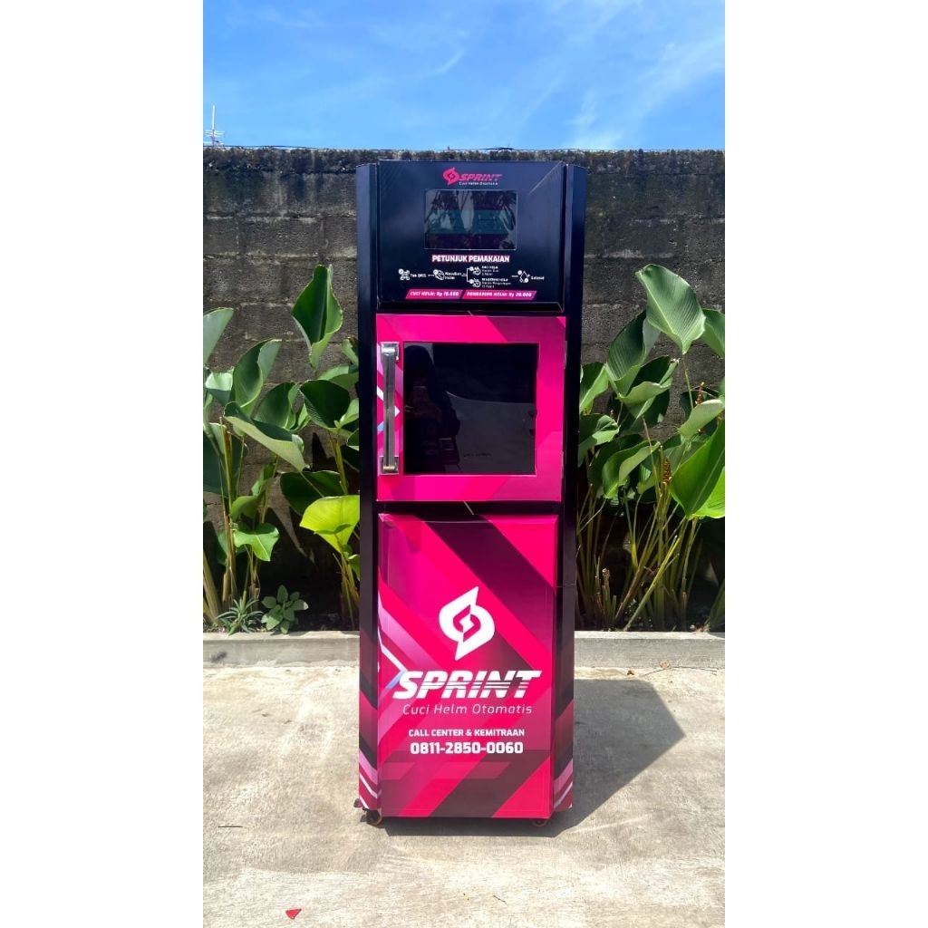 Sprint Mesin Cuci Helm Otomatis