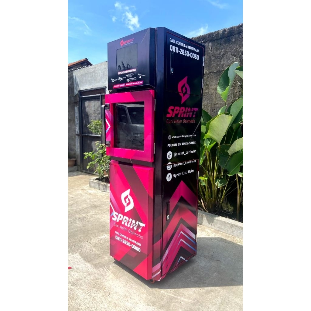 Mesin - Sprint Cuci Helm Otomatis
