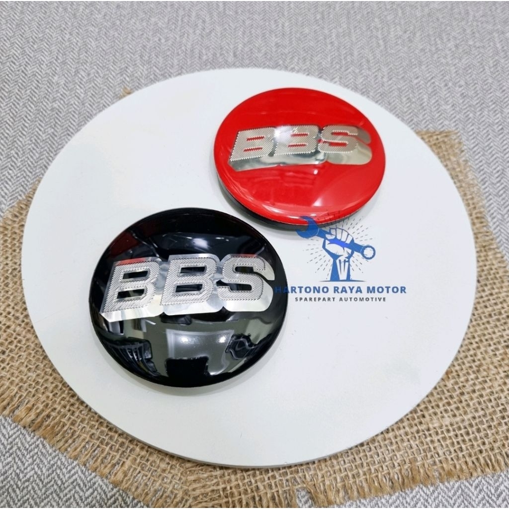 Dop Roda Mobil Velg BBS Wheel Center Cap BBS Tutup Tengah Roda ORI 7cm