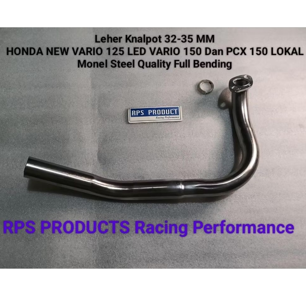 Leher Knalpot 32-35 MM HONDA VARIO 125 LED Vario 150 Dan PCX Lokal 150 Monel Steel Quality