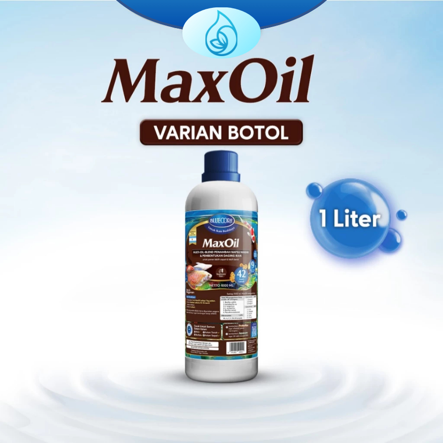 Bluecore MaxOil Vitamin Ikan & Perangsang Ikan - 1000ml