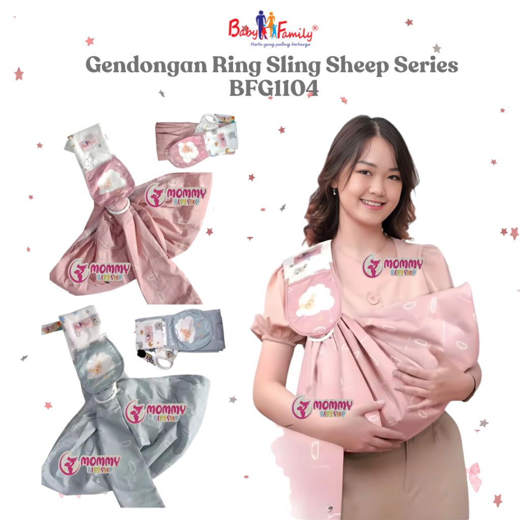 Baby Family Gendongan Ring Sling Sheep Series BFG1104