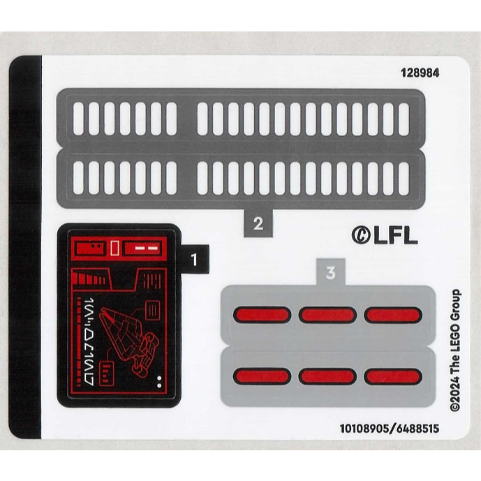 Lego Parts - 75386stk01 - Sticker Sheet for Set 75386 - (10108905/6488515)