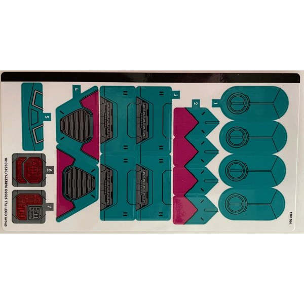 Lego Parts - 76255stk01 - Sticker Sheet for Set 76255 - (10102830/6433896)