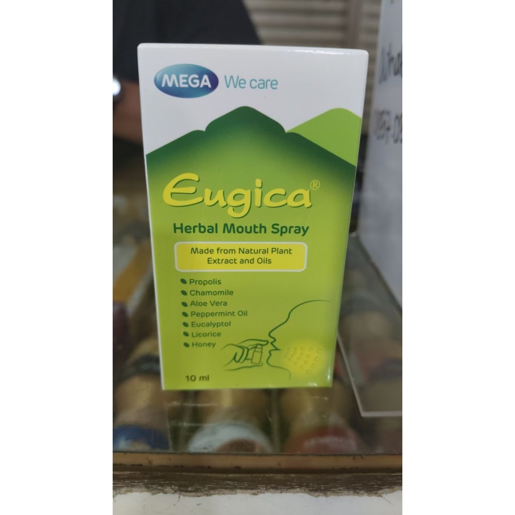 Eugica spray 10ml mega wecare untuk radang tenggorokan