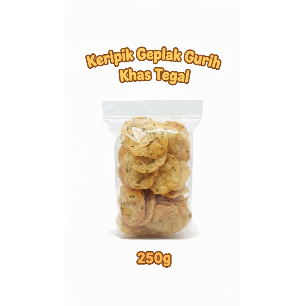Keripik Geplak Gurih Khas Tegal 250g - Renyahnya Bikin Nagih!