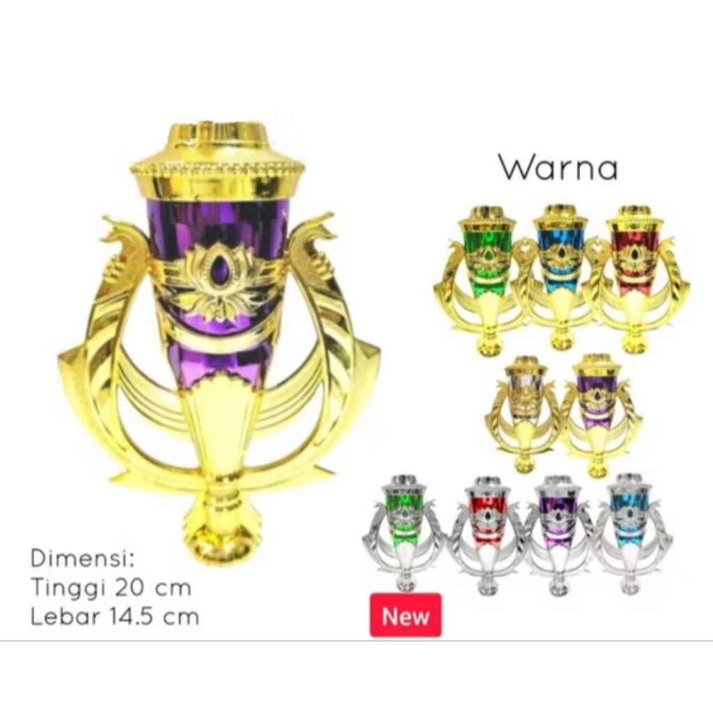 BODY PIALA BENTUK BOKOR MAS TINGGI 20CM