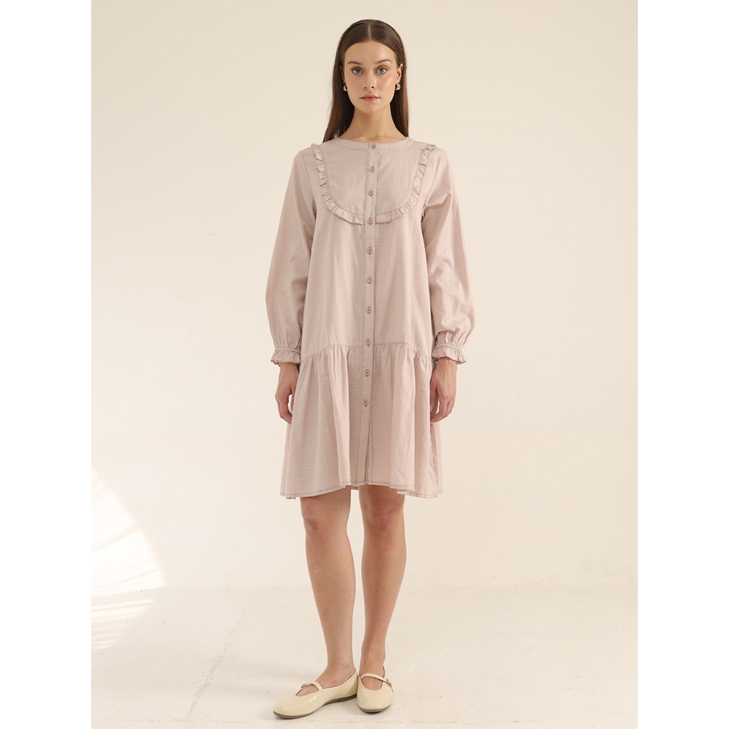 EXP Naira Dress 015.55848SH.71 |Dress Wanita Maxi - Lengan Panjang