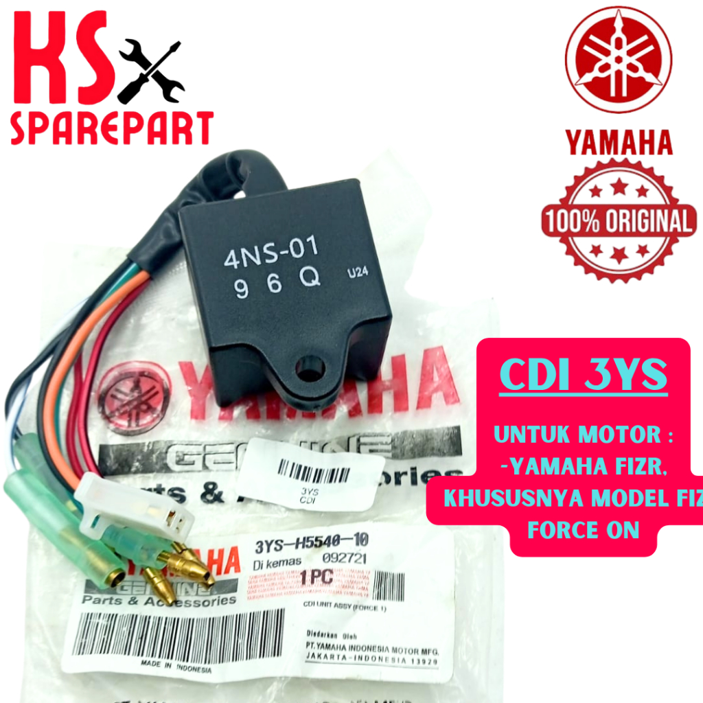CDI KODE-3YS YAMAHA ASLI FIZR khususnya model FIZR Force One BERKUALITAS ASLI 100% ORIGINAL YAMAHA .