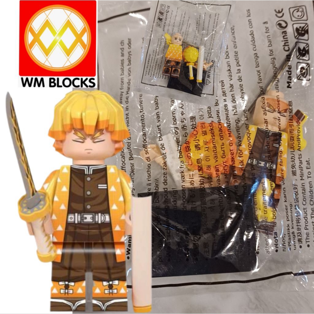 WM Blocks Demon Slayer, Zenitsu