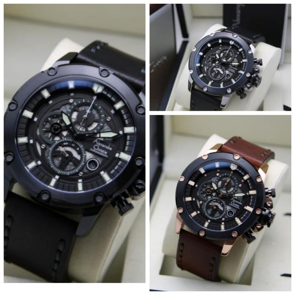 JAM TANGAN PRIA ALEXANDRE CHRISTIE 6564/AC6564MC/AC 6564( ORIGINAL)