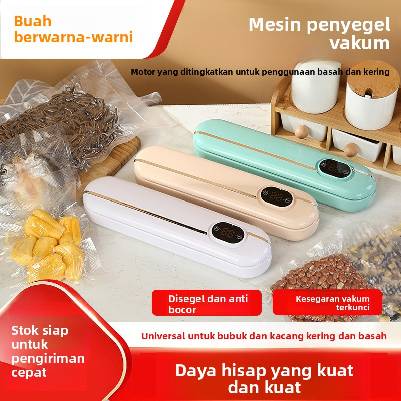 Vacum Sealer Alat Vakum Makanan / Alat Vacum Makanan Frozen / Mesin Vacum Makanan (Free 10pcs plasti