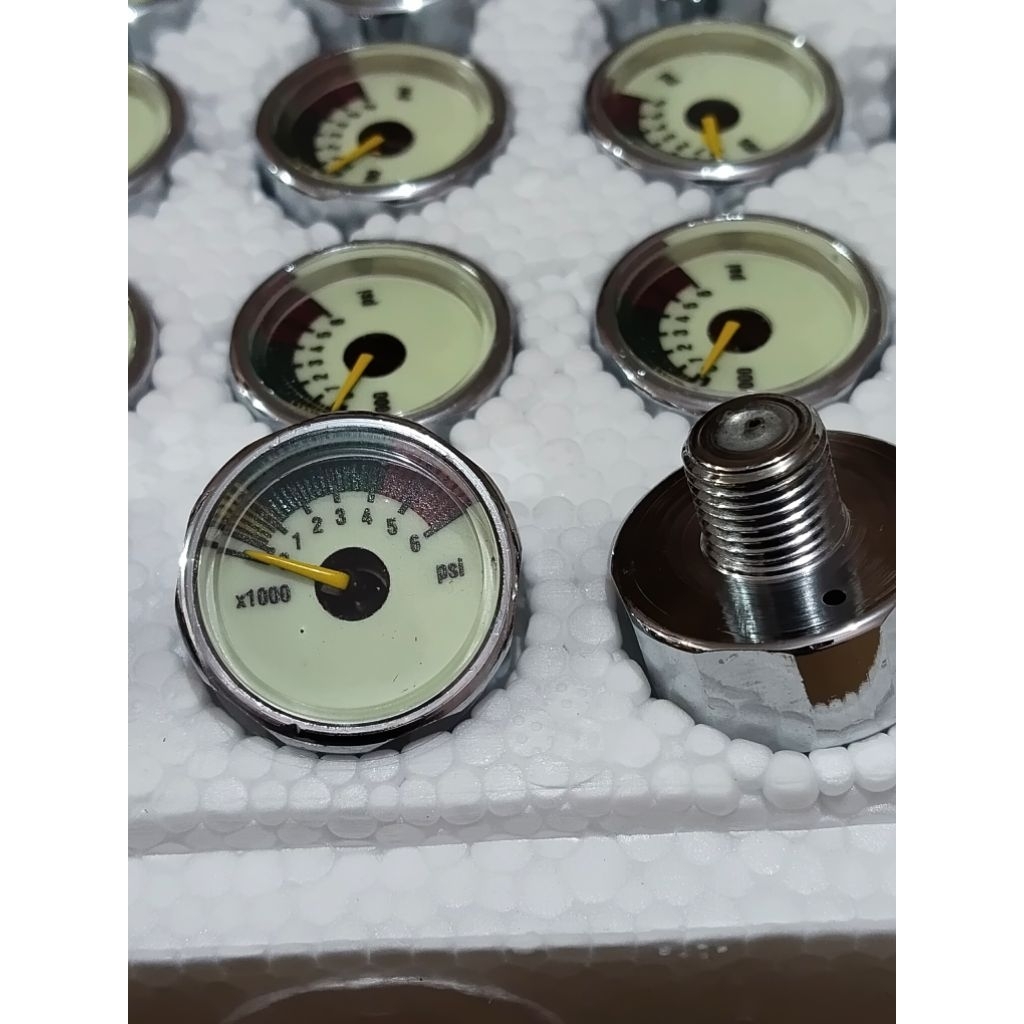 Manometer PCP 6000psi diameter 25 mm, Manometer PCP awet, Manometer PCP high quality, Manometer PCP 