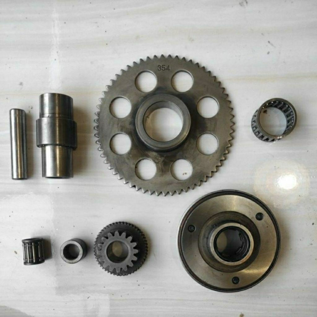 gigi stater satria 2tak suzuki RG 110 120 sport hiu lumba original RG RGV 120