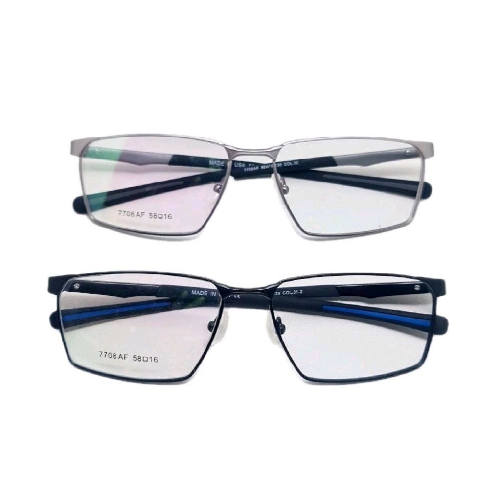 Frame Kacamata Sporty Sport pria 7708AF 58-16-138 pergas spring