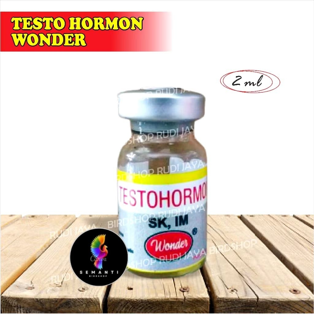 TESTO HORMON TESTOHORMON 2ML OBAT VITAMIN UNTUK TERNAK BREEDING BURUNG JANTAN BETINA KELINCI KUCING