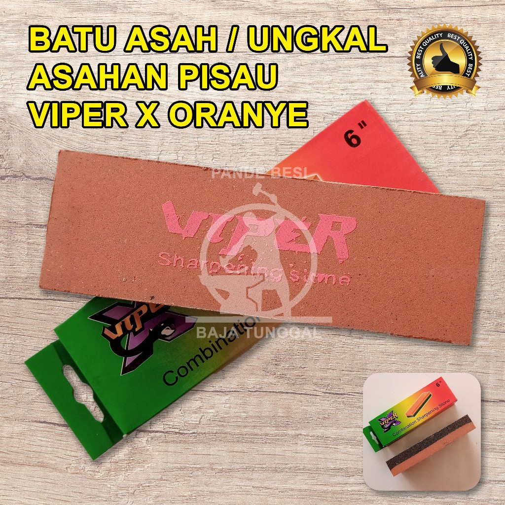 VIPER OREN - Batu asah batu gosok pengasah pisau - UNGKAL