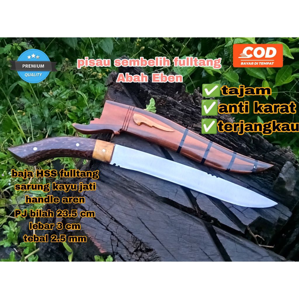 skinner hss fulltang / pisau sembelih