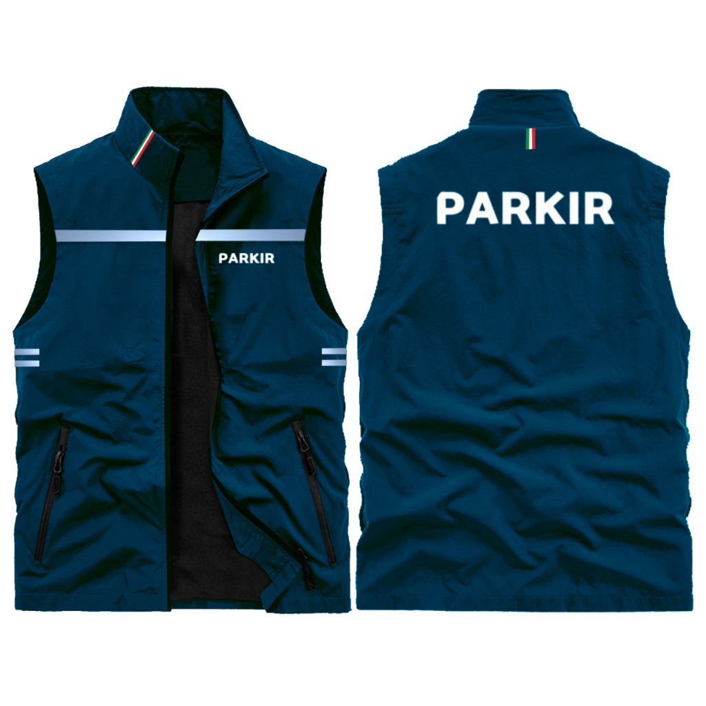 Termurah - Rompi Outdoor Scotlight Parkir Pria Keren Kece Terbaru Bisa Custom