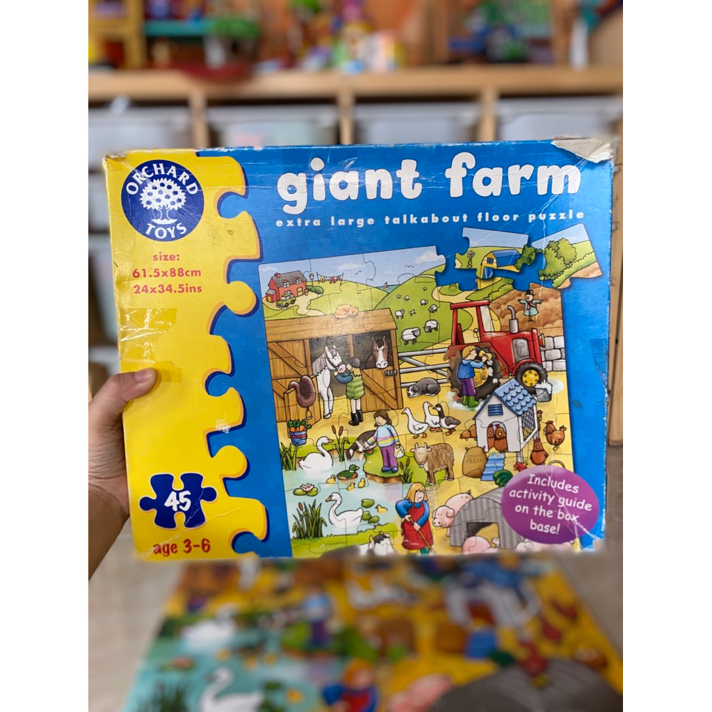 Orchard Toys Giant Town Jigsaw Puzzle 45 Pcs - Mainan Puzzle Lantai Besar Orchard