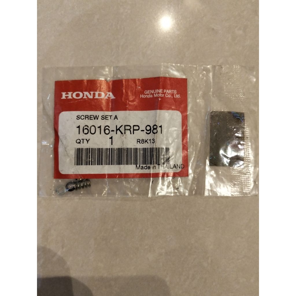 Screw Set A untuk motor Beat carbu Spacy carbu Vario 110cw dan Vario 110cc Techno Mega pro mono shoc