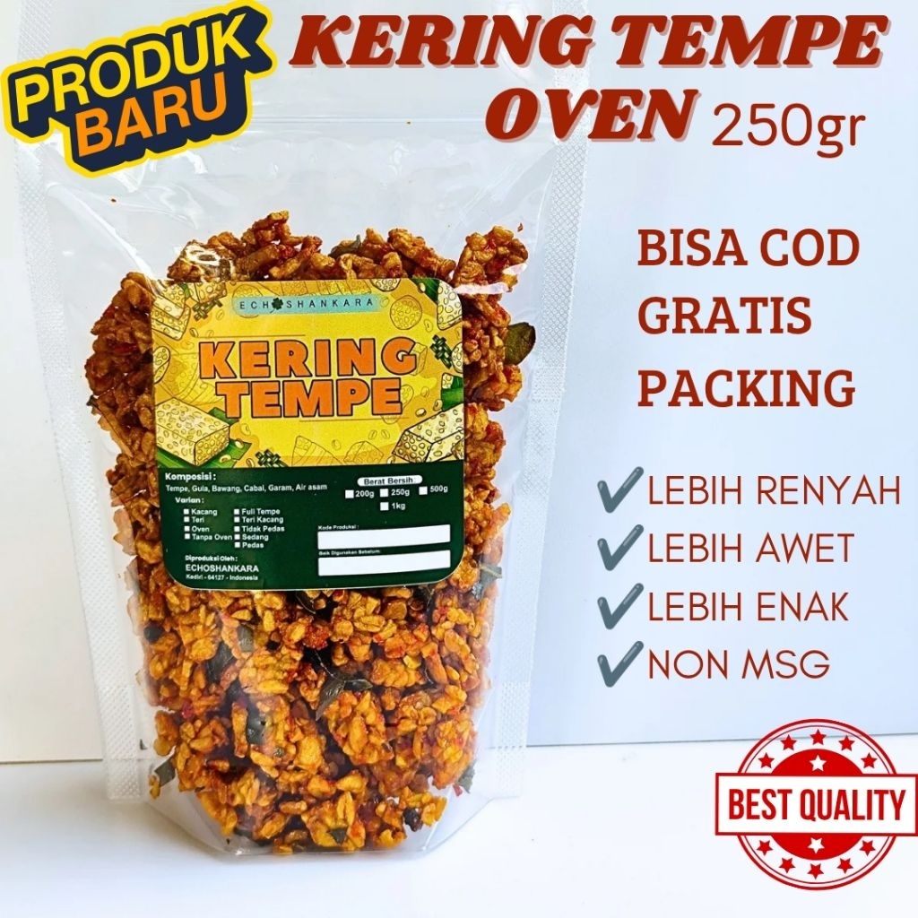 KERING TEMPE OVEN NON MSG 250GR