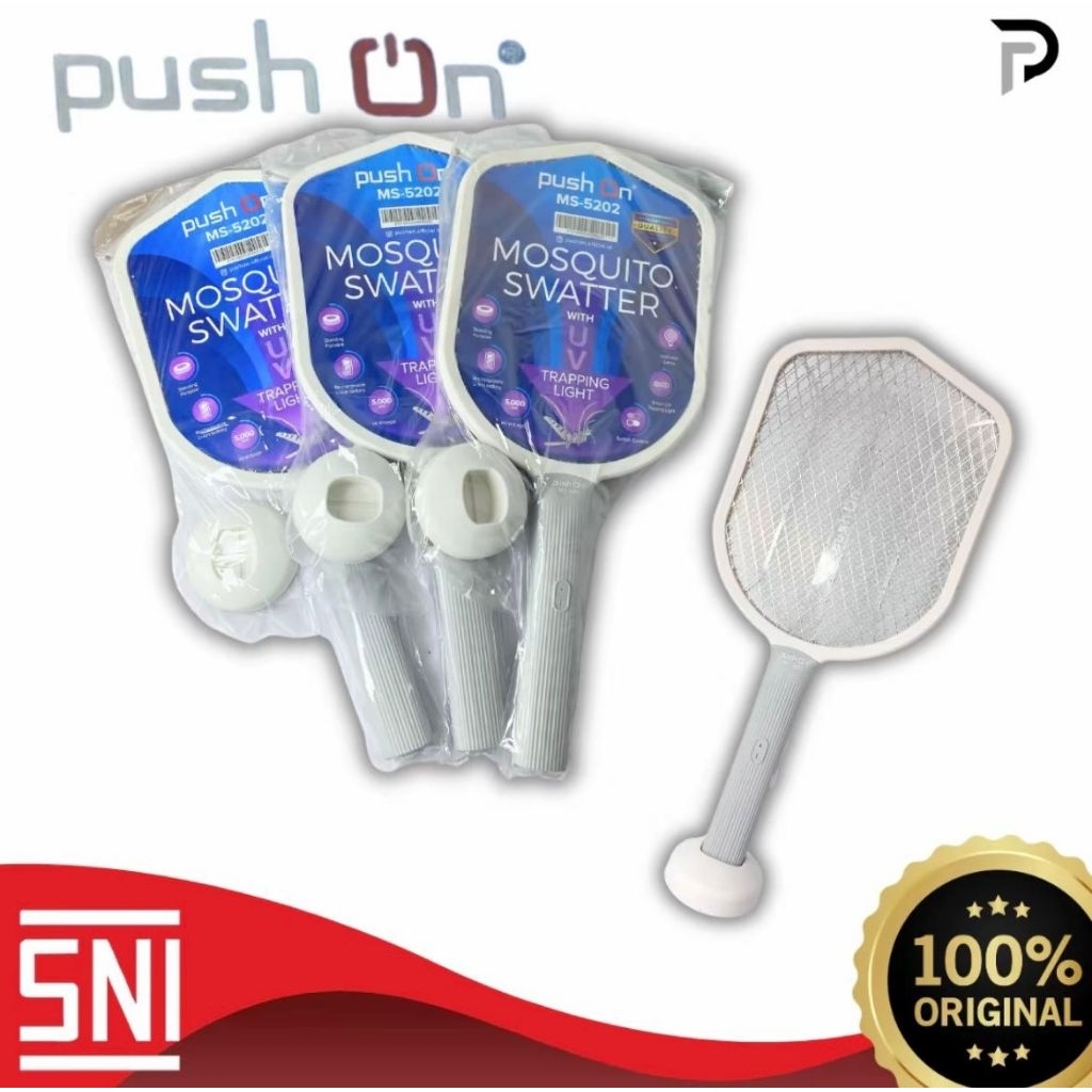 Push On Raket Nyamuk MS-5202 membasmi nyamuk dan serangga