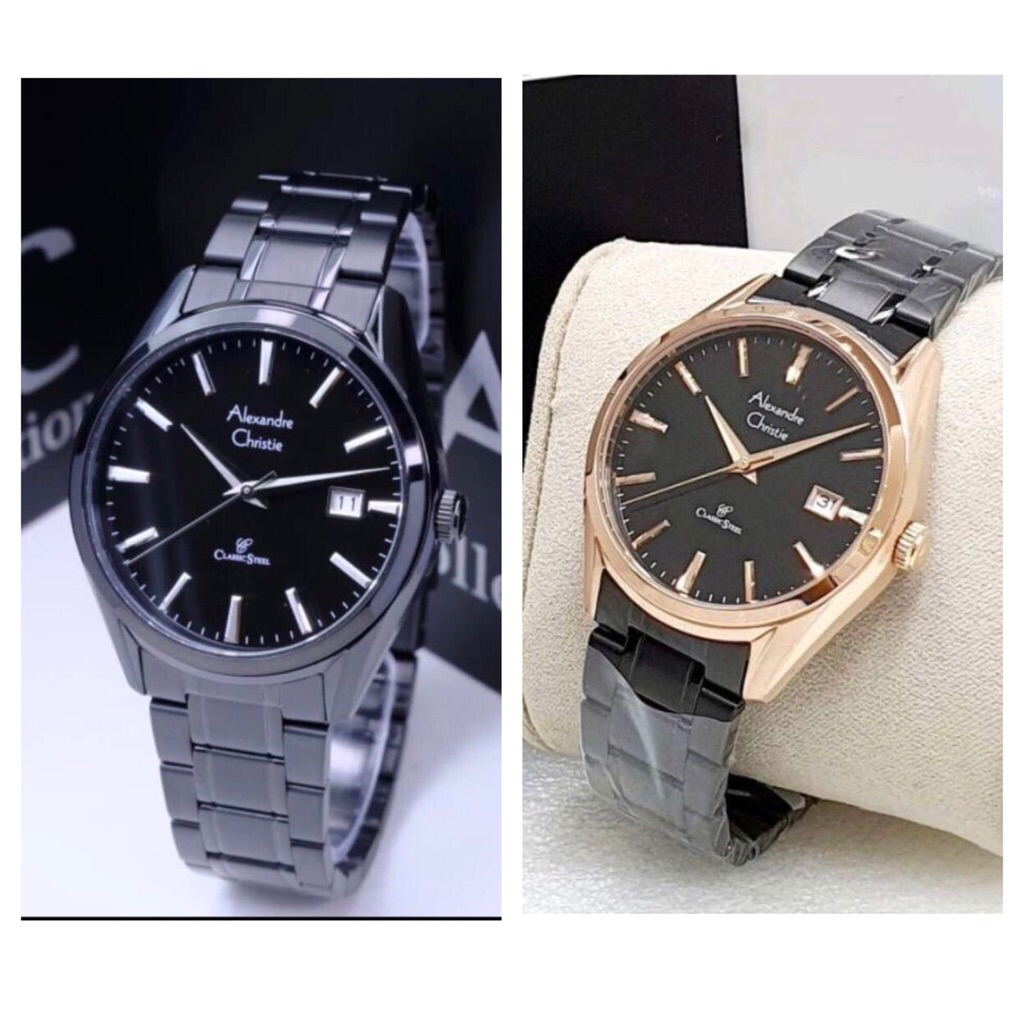 JAM TANGAN PRIA ALEXANDRE CHRISTIE 8681MD / AC 8681 CLASSIC STELL [ORIGINAL]