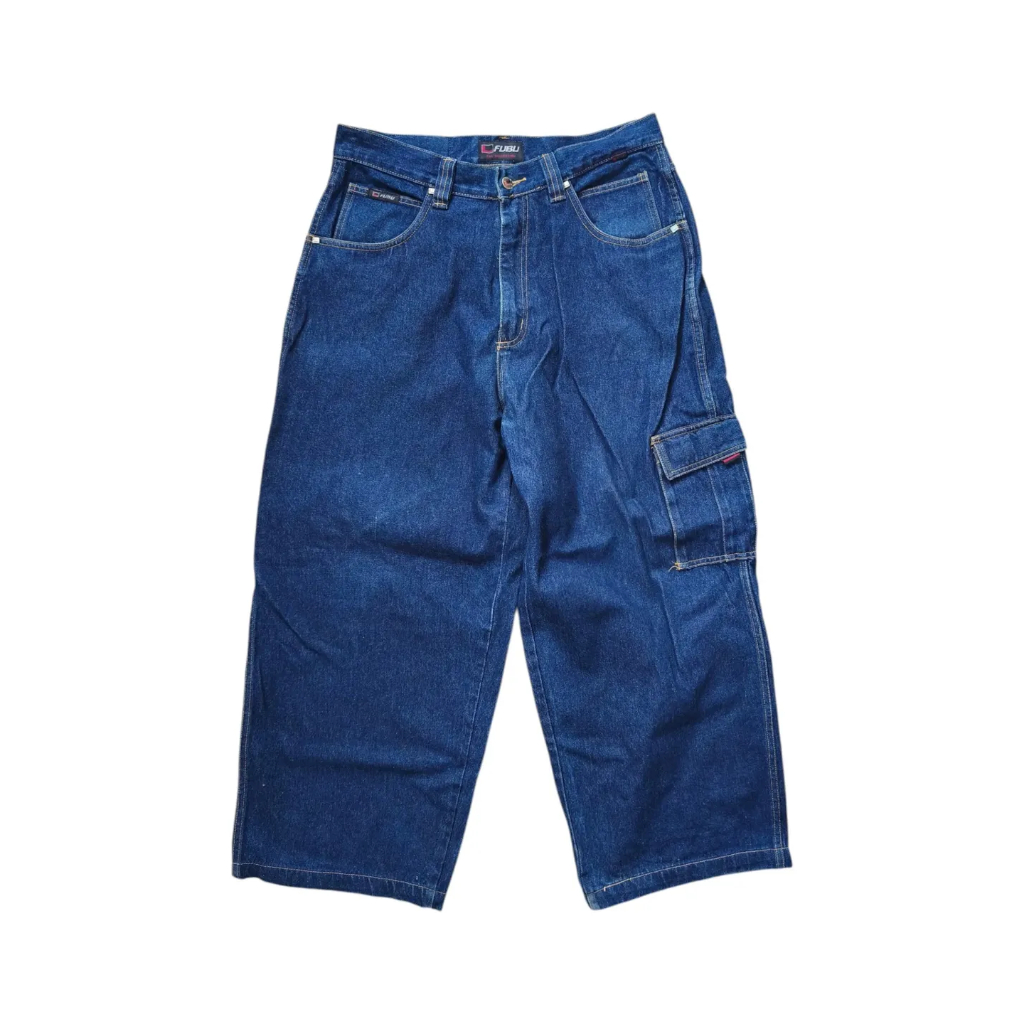 FUBU Y2K - Celana Jeans Celana Kargo Jeans Celana Baggy Celana Panjang Jeans Carpenter  Original Siz