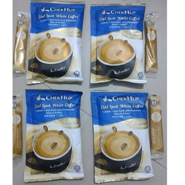 1 SACHET CHEK HUP 2IN1 IPOH WHITE COFFEE
