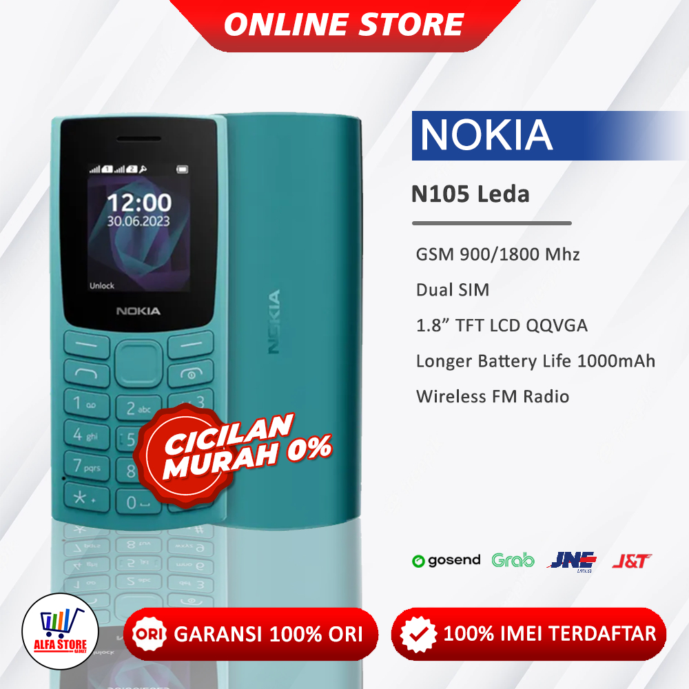 Nokia N105 Dual Sim Original nokia n105 Leda Garansi Resmi TAM