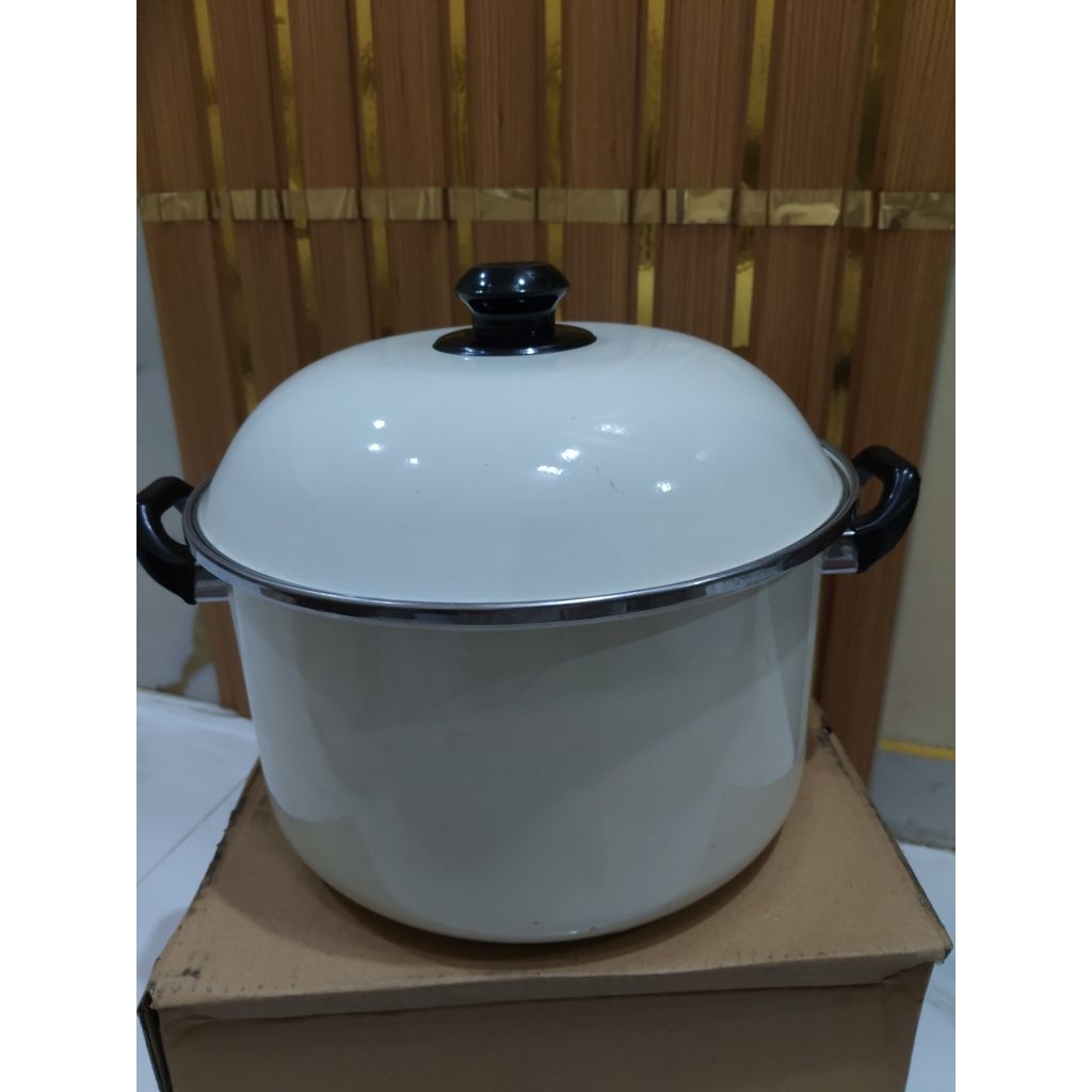 CLASSIC STOCK POT PREMIUM ENAMEL PAN 28 PANCI JUMBO