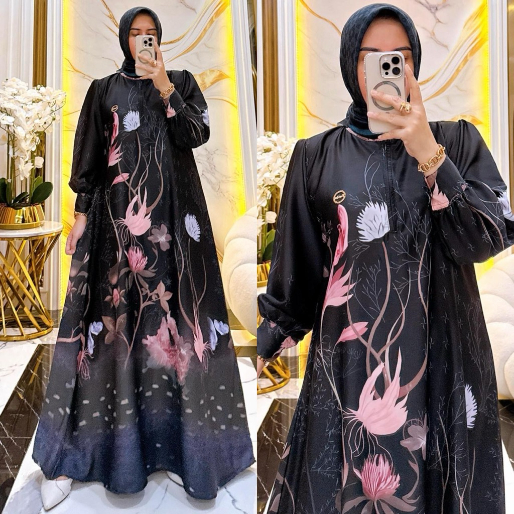 gamis wanita yang elegan dan modis