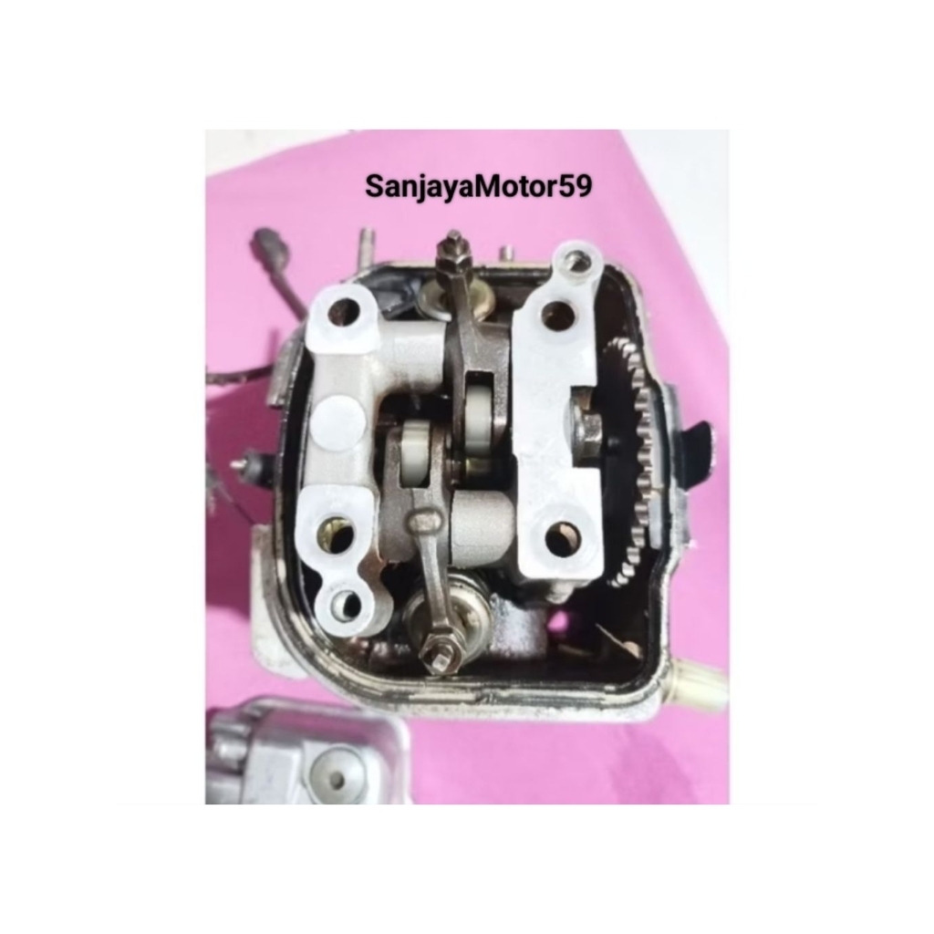 blok head blok klep isi Honda beat fi kzl original copotan