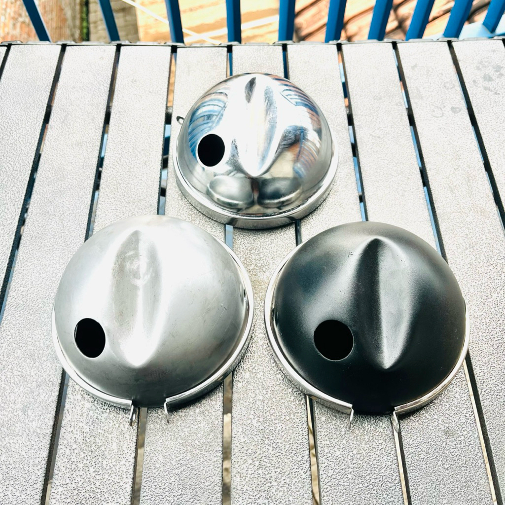 BATOK L2G FULL PRESS PNP LAMPU DAYMAKER 5,75 inch CHROME HITAM METAH