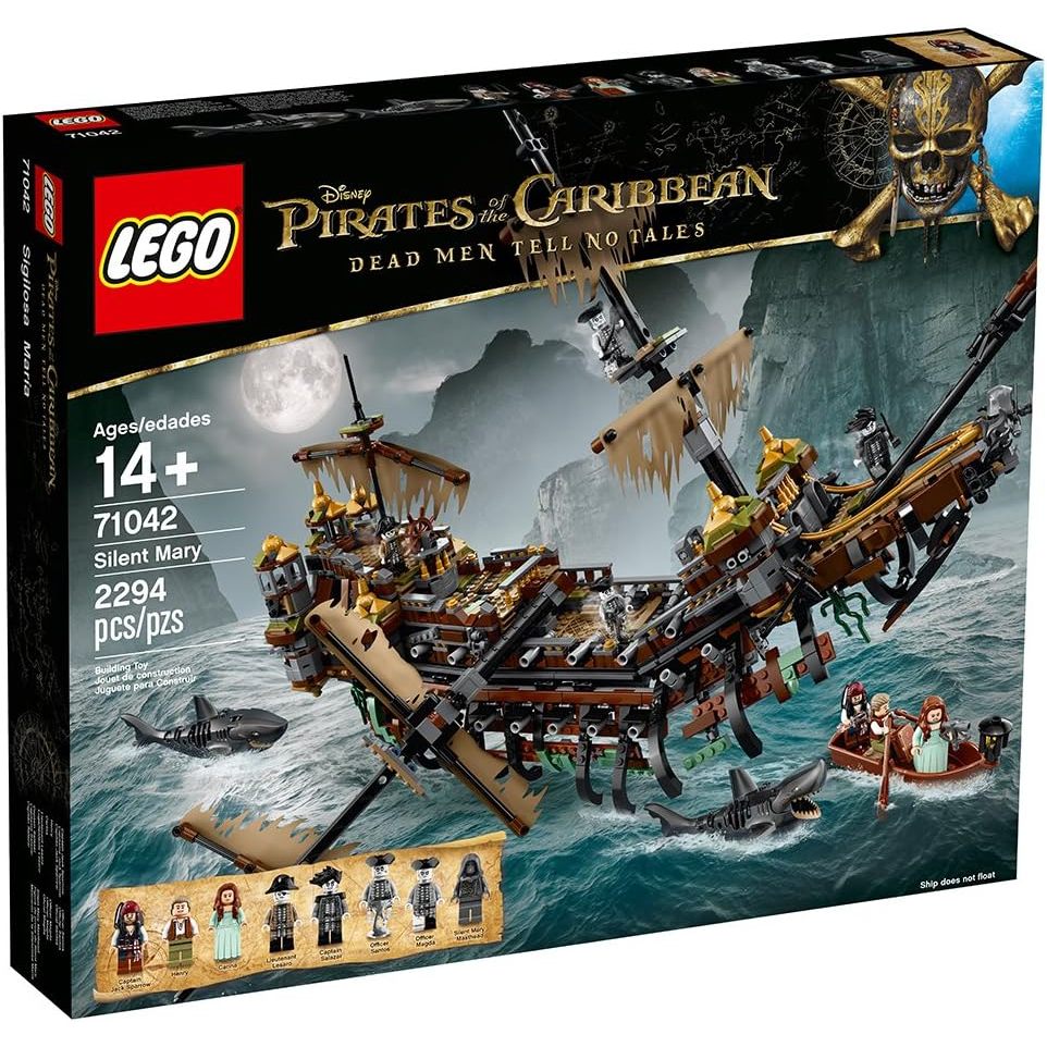LEGO Pirates of The Caribbean 71042 Building Kit Ship, Silent Mary Pirates of The Caribbean