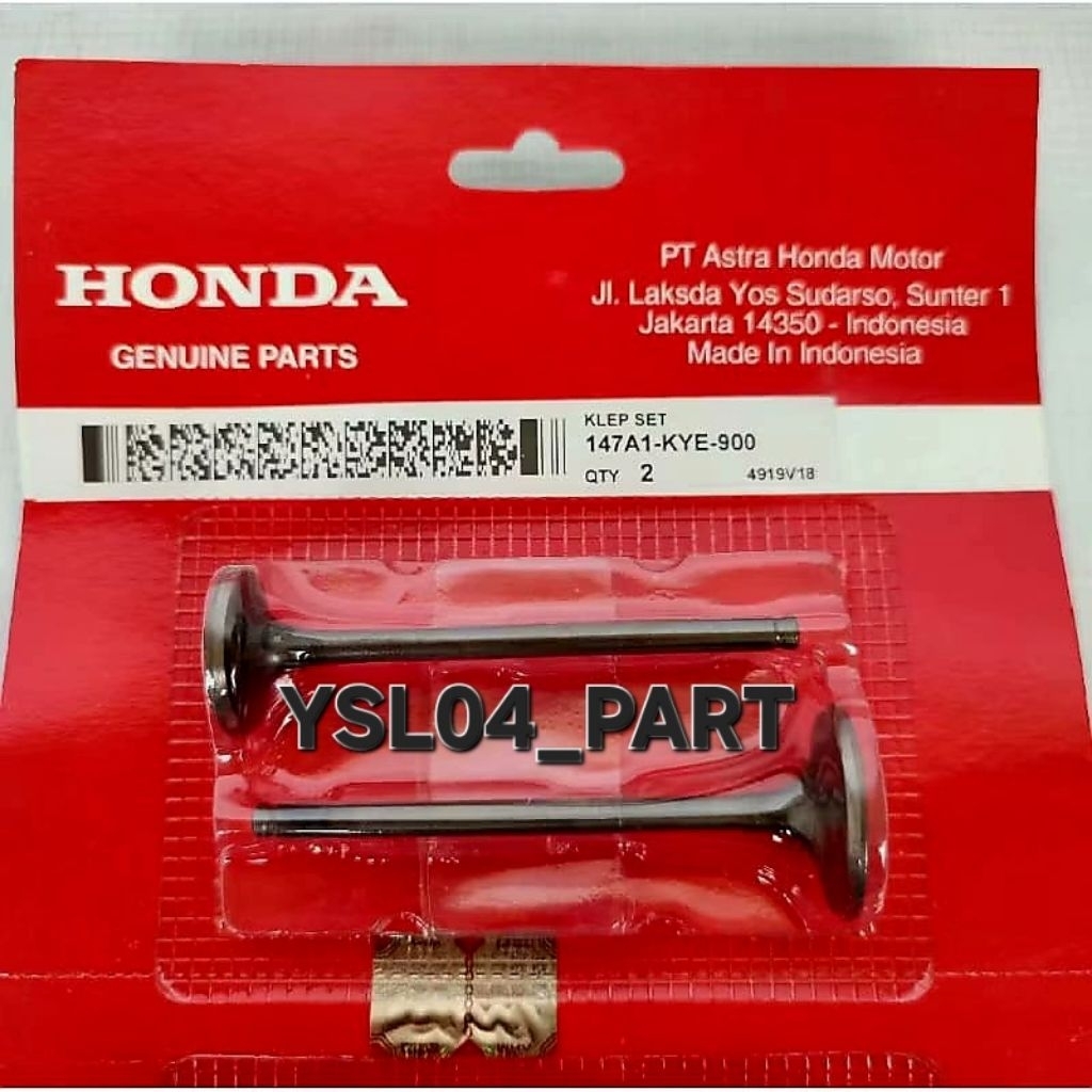 KLEP SET KYE MEGAPRO NEW VERZA 150 MEGAPRO MONO CRF 150