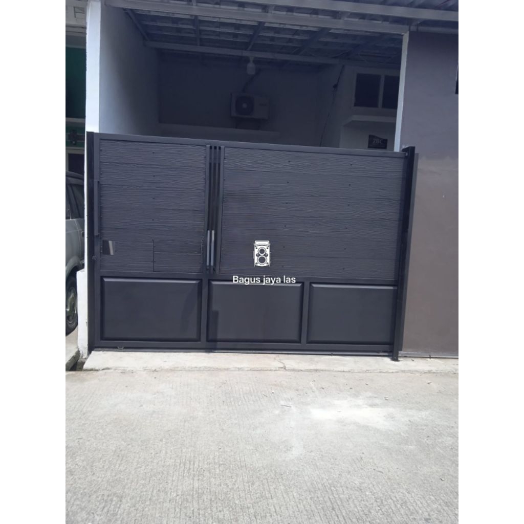 Pagar Minimalis Modern Pintu Gerbang Model Sliding